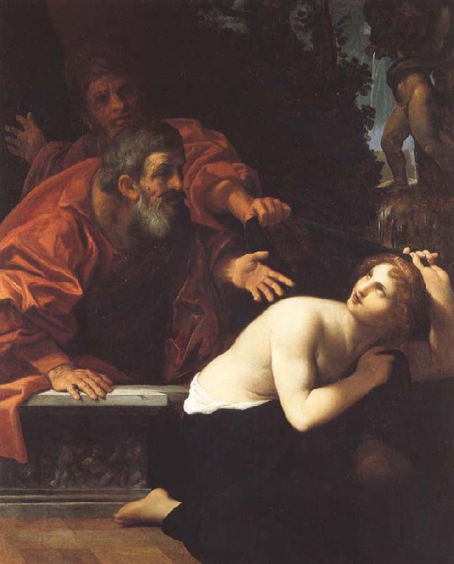 Ludovico Carracci Susannah and the Elders China oil painting art